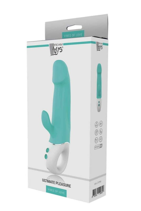 Вібратор-кролик Dream Toys Dream Toys Vibes of Love, блакитний, 22.7 х 4.3 см - Изображение 1