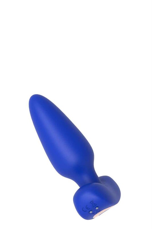 Анальна пробка з вібрацією Dream Toys з дистанційним управлінням, синя - Зображення 6