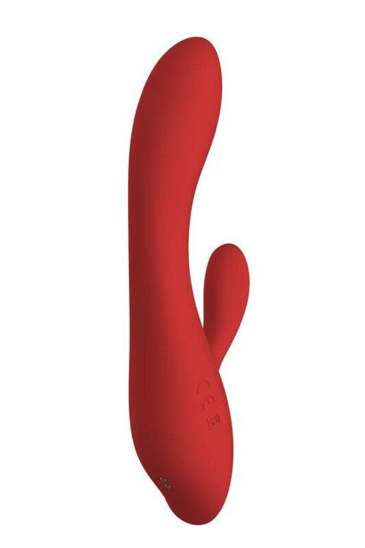 Вібратор-кролик Dream Toys Sofia червоний, 20.8 х 3.5 см - Зображення 3