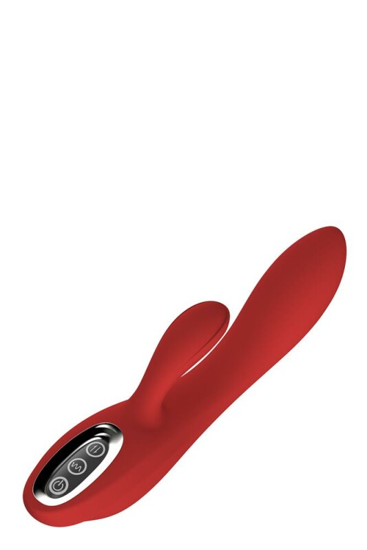 Вібратор-кролик Dream Toys Sofia червоний, 20.8 х 3.5 см - Зображення 4