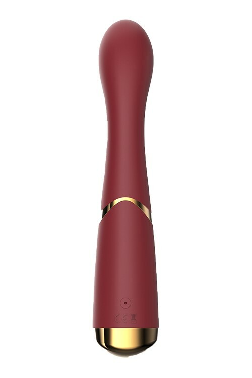 Вібратор для точки G Dream Toys Lucy вигнутий, бордовий, 19.5 х 3.2 см - Изображение 3