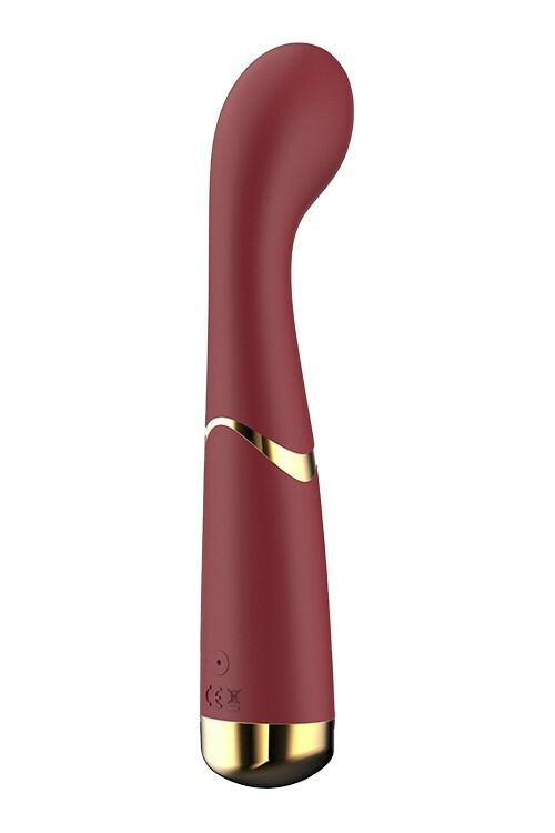 Вібратор для точки G Dream Toys Lucy вигнутий, бордовий, 19.5 х 3.2 см - Изображение 2