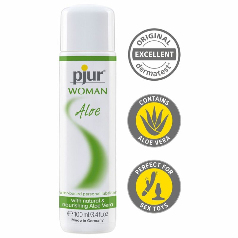 Лубрикант з екстрактом алое Pjur Woman Aloe на водній основі, 100 мл - Изображение 1