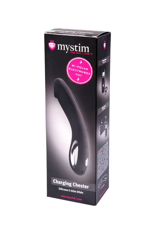 Фалоімітатор-електростимулятор Mystim, чорний, 27 х 4.5 см - Зображення 3