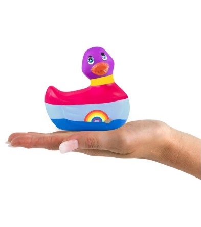 Каченя вібратор I Rub My Duckie різнобарвна, з веселкою - Зображення 2