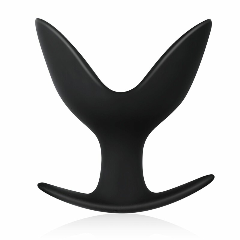 Анальна пробка-розширювач BUTTR Hook Anchor силіконова, чорна, 11 х 9.8 см