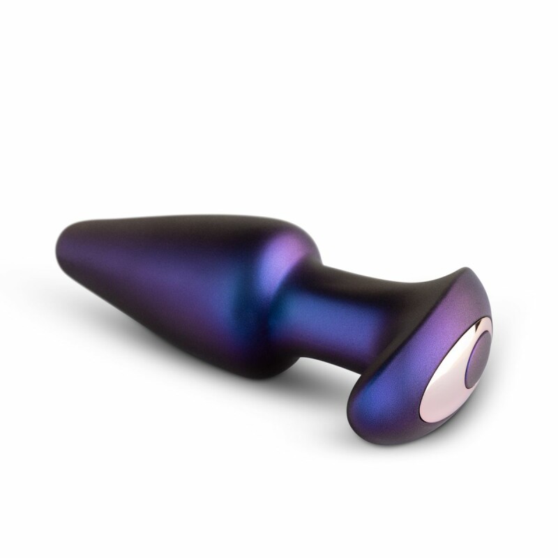 Анальна вібропробка з пультом керування EasyToys фіолетова, 13.9 см х 4.5 см - Изображение 2