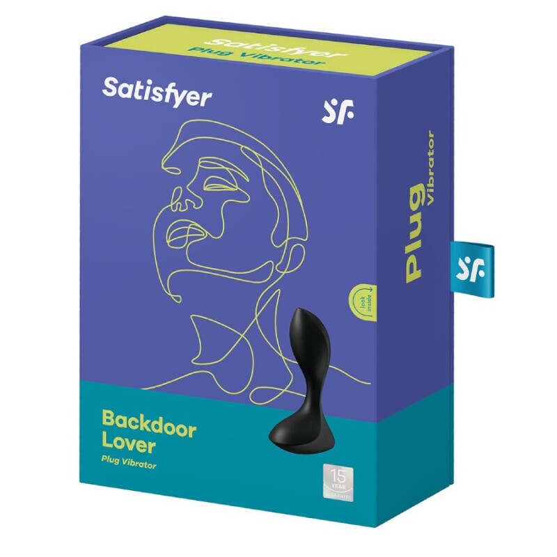 Анальний вібратор Satisfyer Backdoor Lover чорний, 11.2 х 4.1 см - Зображення 1
