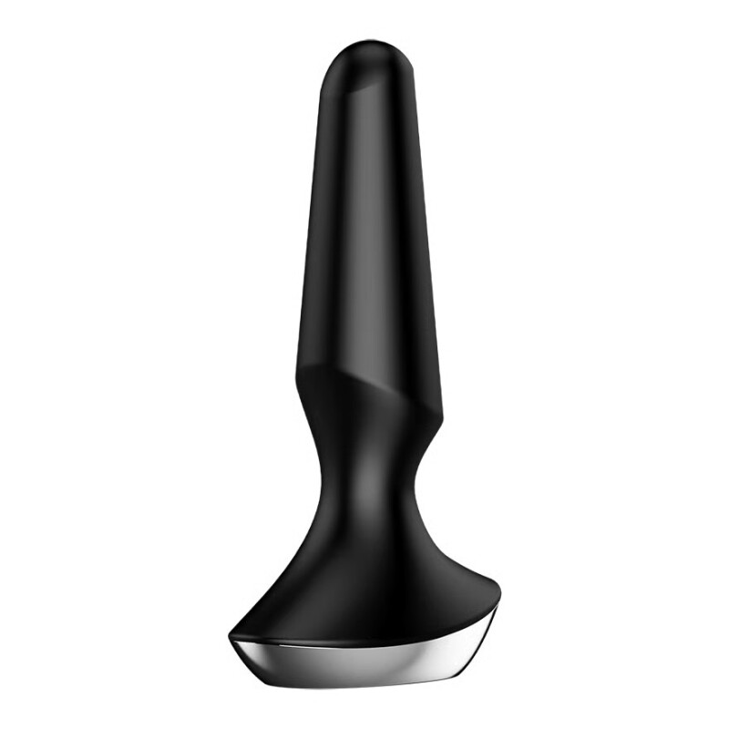 Анальний вібратор Satisfyer Plug-ilicious 2 з додатком, чорний, 13.5 х 4 см - Изображение 2