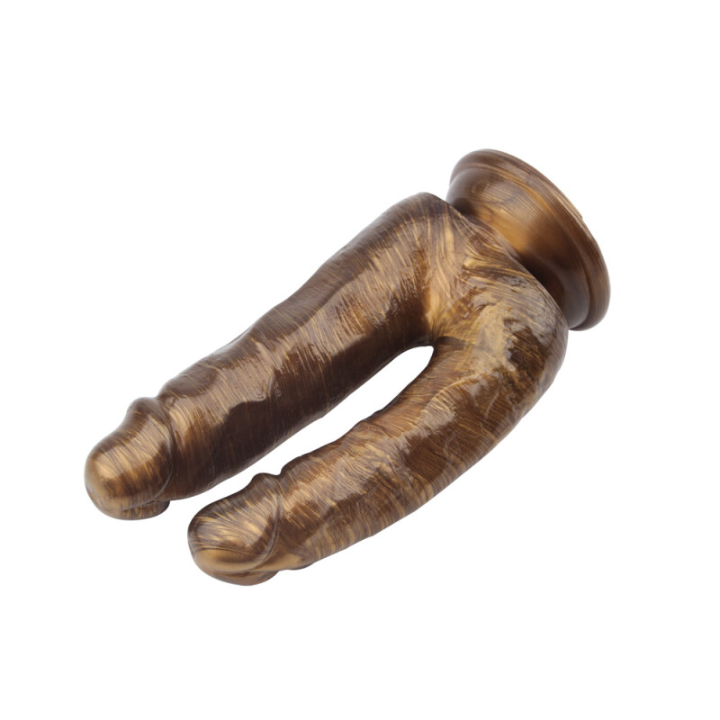 Фалоімітатор подвійний Chisa Dick Cumming на присосці, 18 х 3.5 і 16.5 х 3 см - Изображение 3