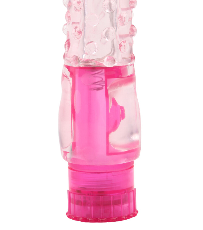 Вібратор із рельєфом Jellie Pleaser, рожевий, 16.2 см х 3 см - Изображение 3