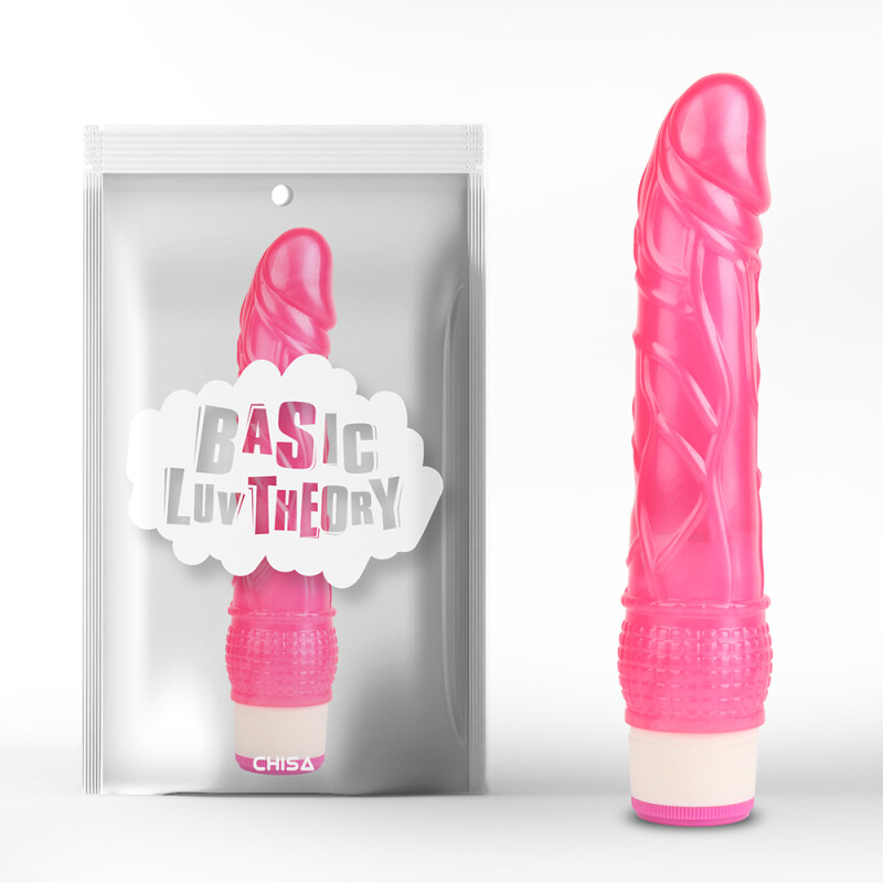 Вібратор реалістичний Chisa Wild Penetrator, на батарейках, рожевий, 20.5 х 4.2 см