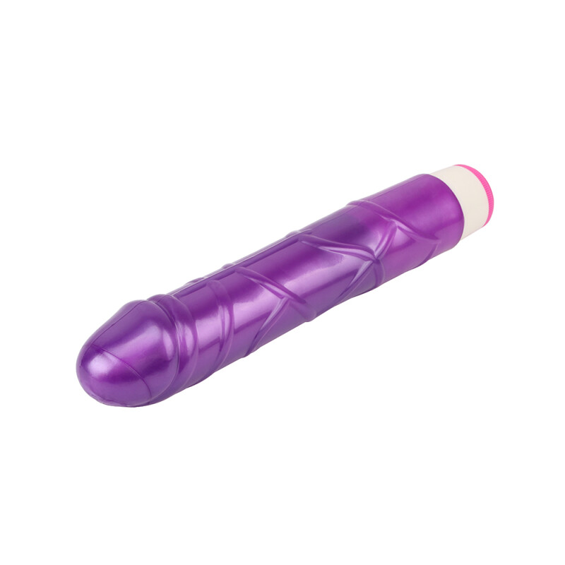 Вібратор Chisa Basic Pulsator, реалістичний, на батарейках, фіолетовий, 23 х 4.3 см - Зображення 4