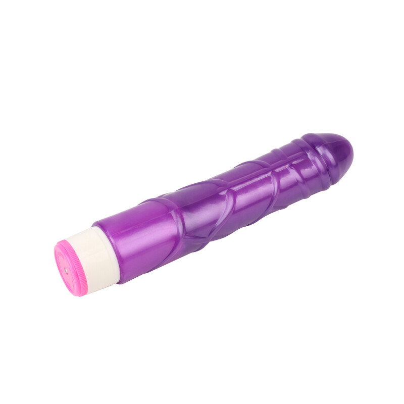 Вібратор Chisa Basic Pulsator, реалістичний, на батарейках, фіолетовий, 23 х 4.3 см - Зображення 5