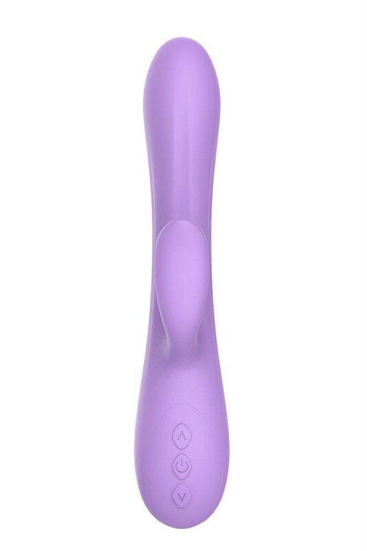 Вібратор-кролик Dream Toys Essentials фіолетовий, 22.8 х 4.4 см - Зображення 3