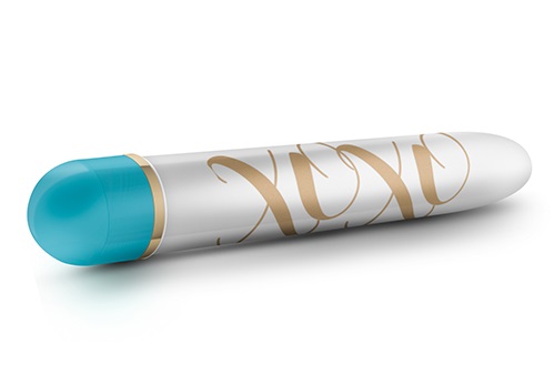 Вібратор Blush Xoxo, біло-блакитний, 14.5 х 2.5 см - Зображення 2