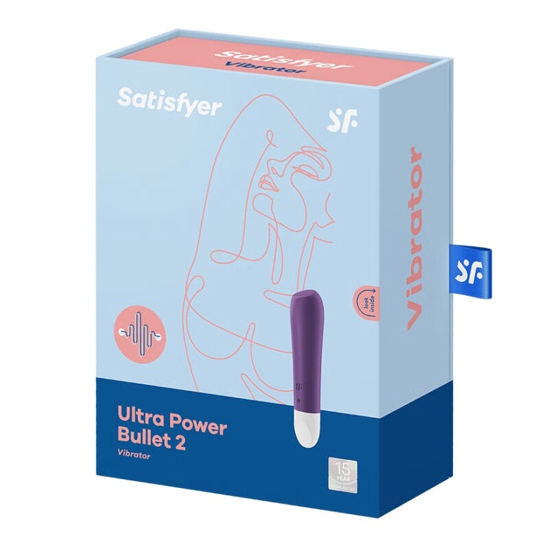 Віброкуля Satisfyer Ultra Power Bullet 2 фіолетова, 10.5 х 2.4 см - Зображення 1