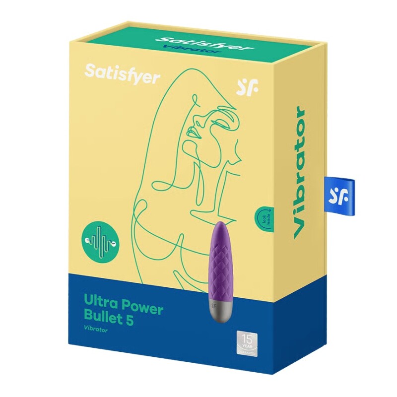 Віброкуля Satisfyer Ultra Power Bullet 5 фіолетова, 9.6 х 2.6 см - Изображение 1