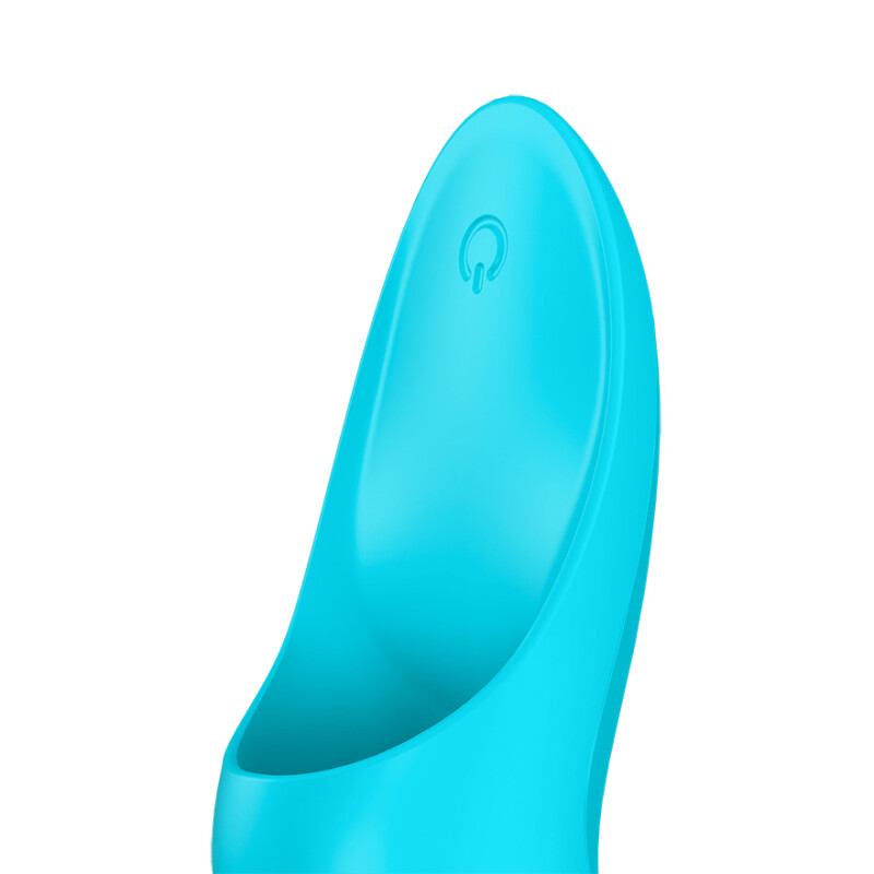 Вібратор на палець Satisfyer Teaser блакитний, 12 х 3.5 см - Изображение 5