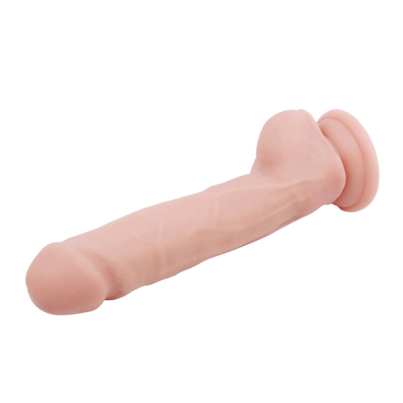 Фалоімітатор на присосці Dream Toys Mr Dixx з подвійною щільністю бежевий, 23 х 4.3 см - Зображення 5