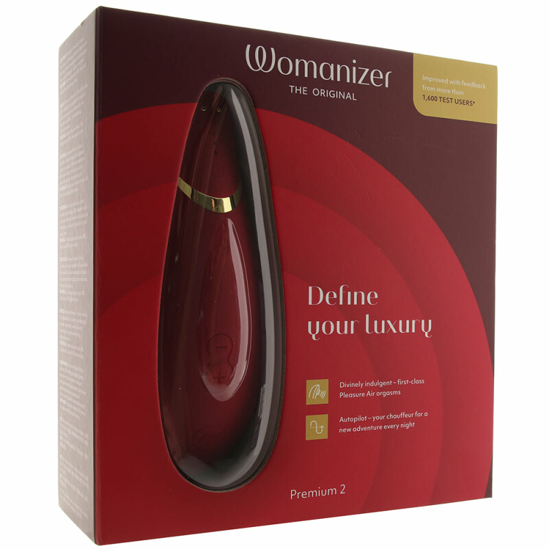 Womanizer Premium 2 безконтактний кліторальний стимулятор (Вуманайзер Преміум 2), бордо - Зображення 8