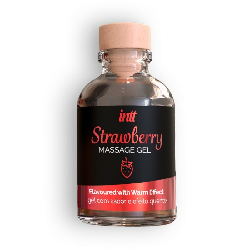 Масажний гель Intt Strawberry, 30 мл, зі смаком та ароматом полуниці - Изображение 4