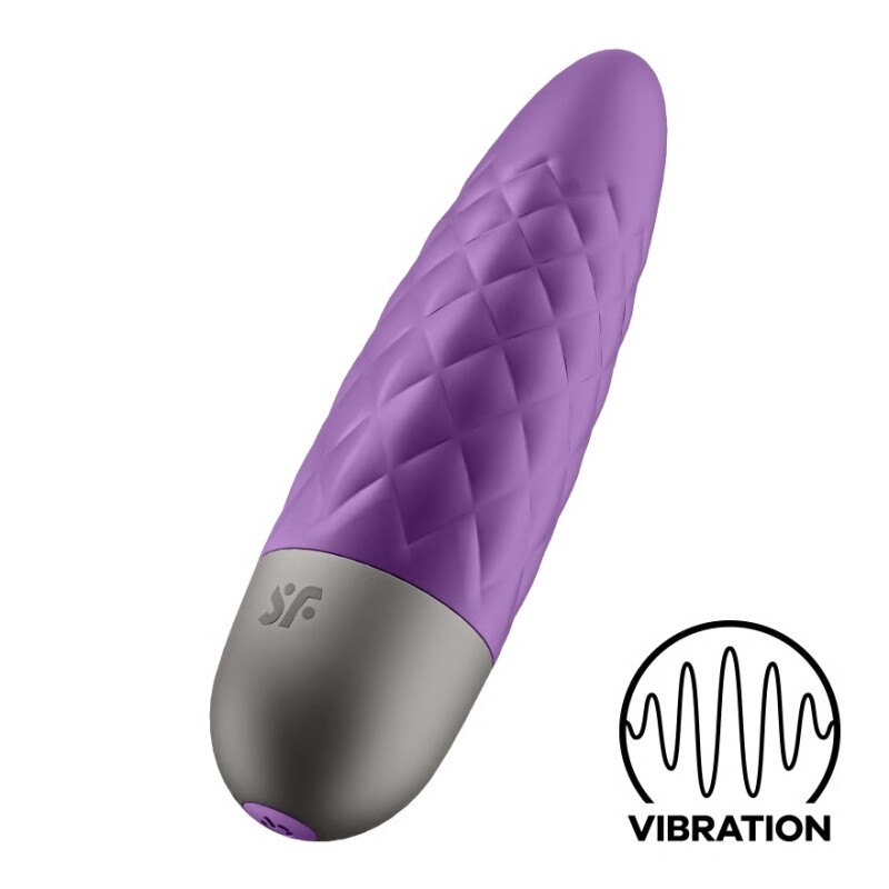 Віброкуля Satisfyer Ultra Power Bullet 5 фіолетова, 9.6 х 2.6 см