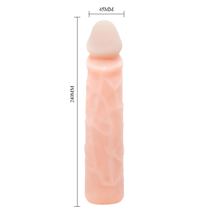 Фалоімітатор з хребтом BAILE Love Companion реалістичний, бежевий, 24 х 4.5 см - Изображение 4