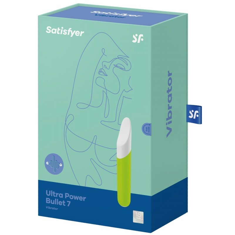 Віброкуля Satisfyer Ultra Power Bullet 7 салатова, 13.5 х 2.4 см - Изображение 1