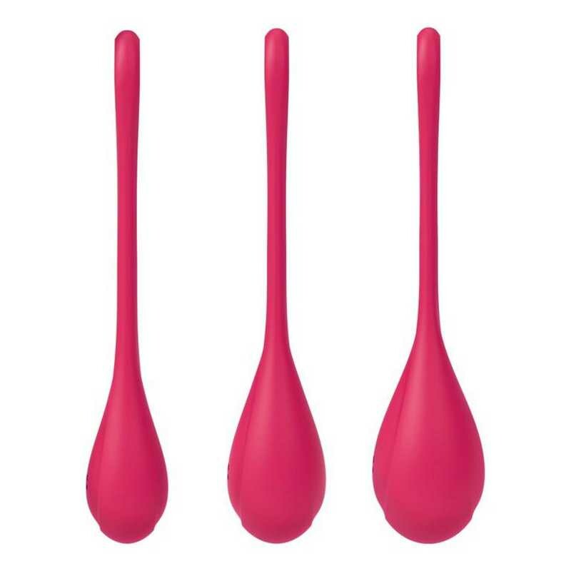 Набір вагінальних кульок Satisfyer Yoni Power 1 червоні, 3 шт - Зображення 2