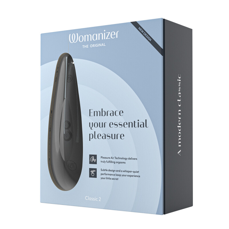 Безконтактний стимулятор клітора Womanizer Classic 2, чорний - Изображение 9