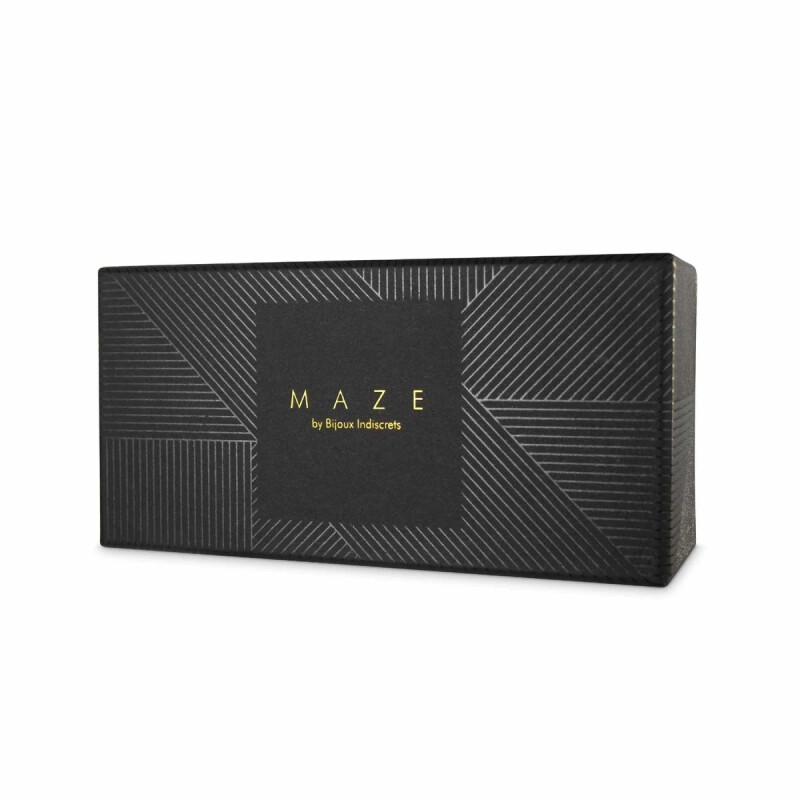 Нашийник подвійний з ланцюжком MAZE Bijoux Indiscrets бежевий, OS - Зображення 3
