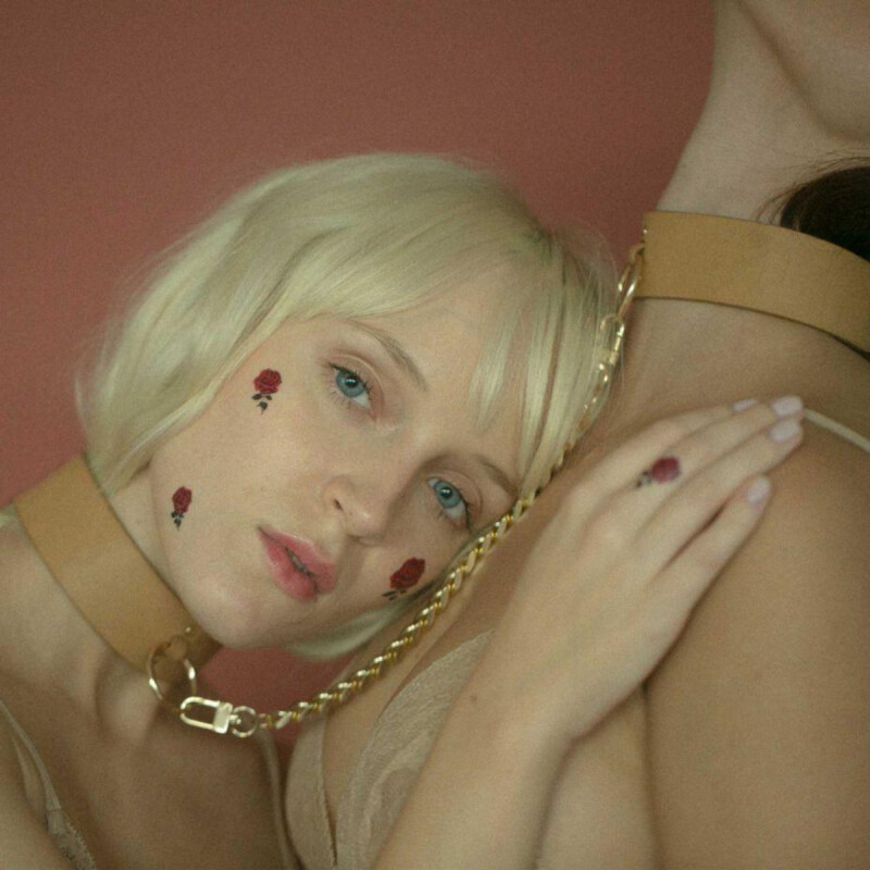 Нашийник подвійний з ланцюжком MAZE Bijoux Indiscrets бежевий, OS - Зображення 1