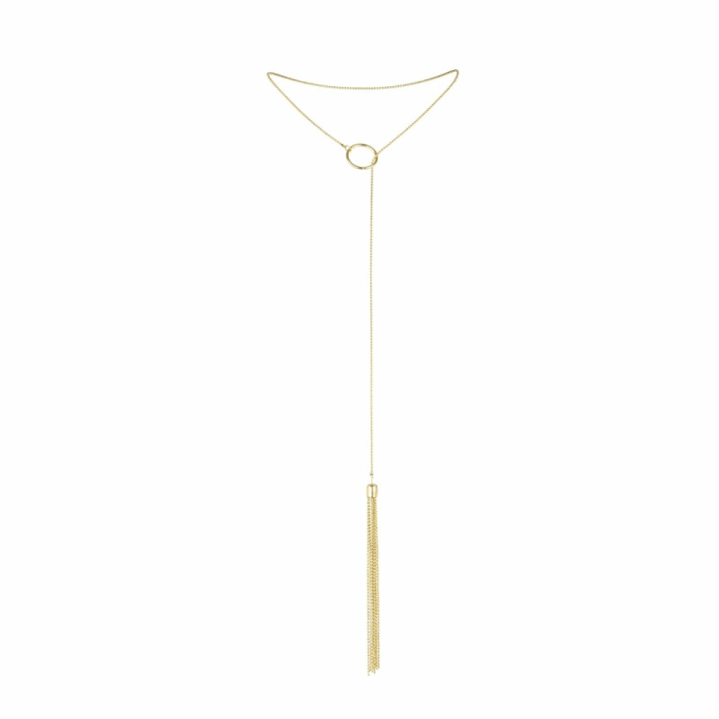 Ланцюжок з пензликом Bijoux Indiscrets золотий, 80 см - Изображение 4