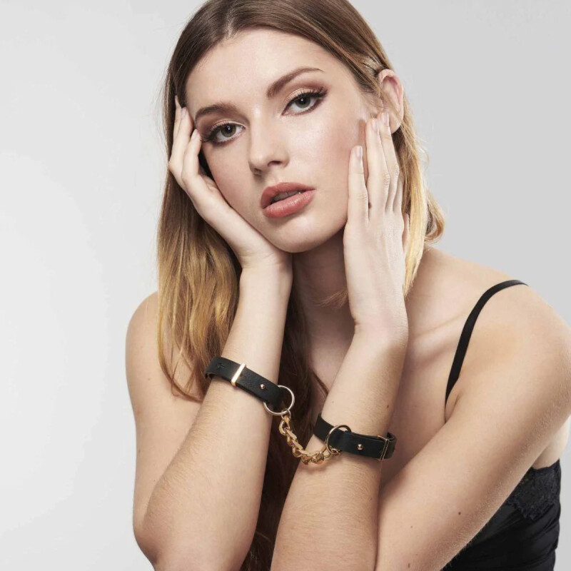 Наручники вузькі MAZE Bijoux Indiscret чорні, OS - Зображення 1