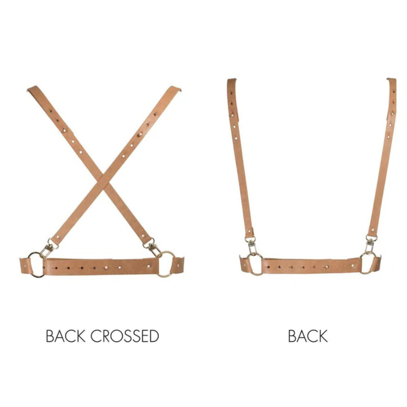 Портупея на груди MAZE Bijoux Indiscrets бежева, OS - Изображение 4