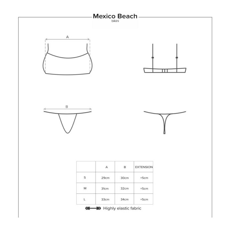 Купальник Obsessive Mexico Beach, рожевий, S - Зображення 7