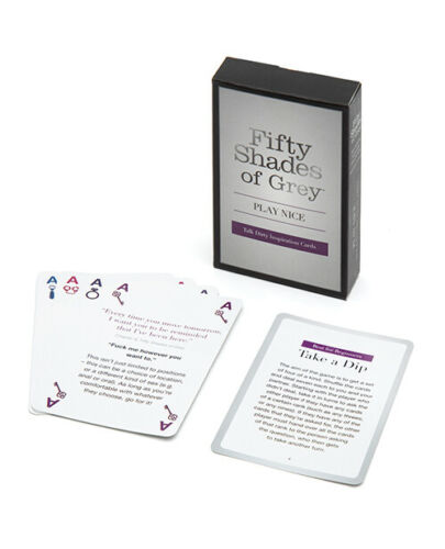 Гральні карти Fifty Shades Of Grey Play Nice Talk Dirty для прелюдії, 52 карти