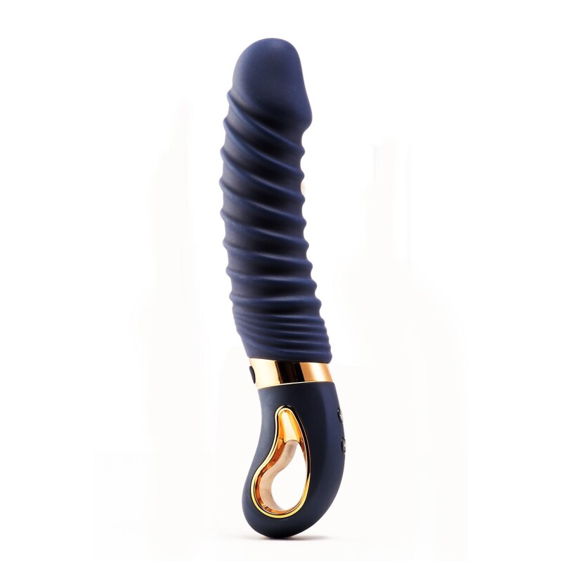 Вібратор для точки G Dream Toys Nereos з підігрівом, синій, 23 х 4 см - Зображення 7