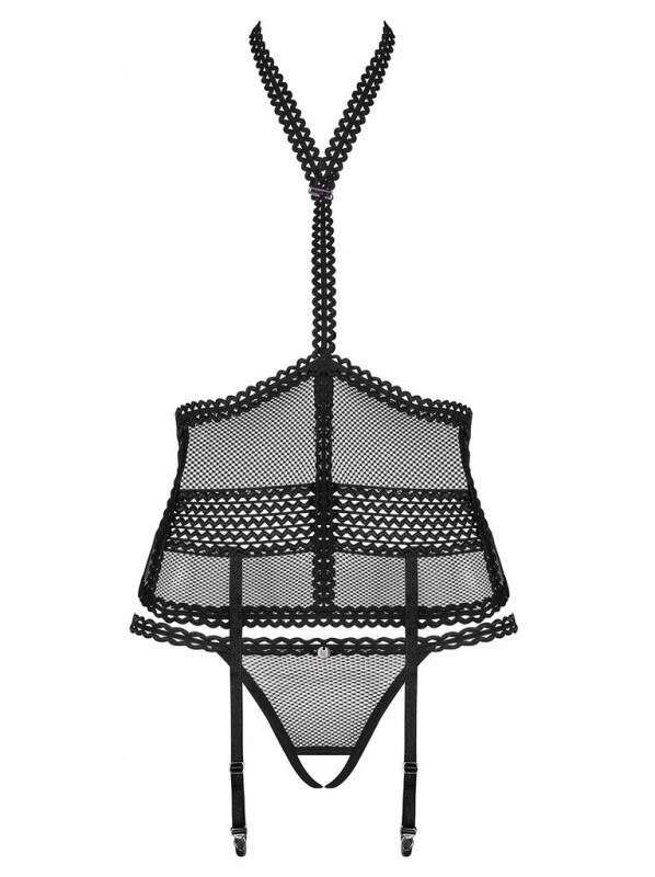 Корсет еротичний Obsessive Strapelie, розмір S/M - Изображение 6