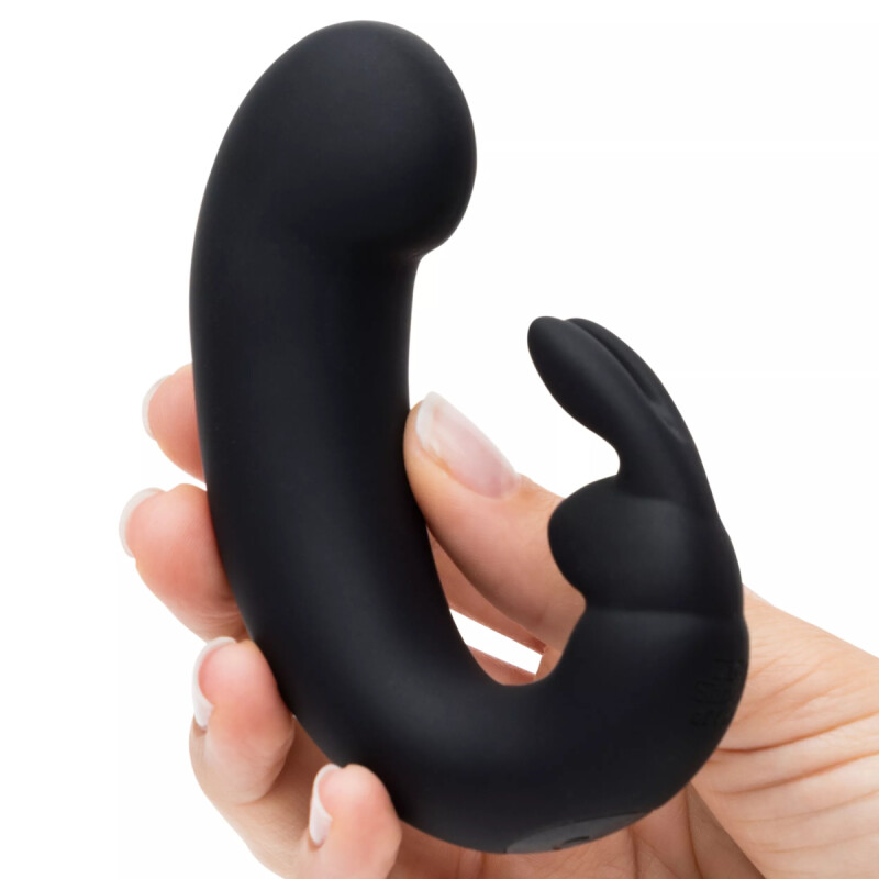 Вібратор-кролик Fifty Shades of Grey для точки G чорний, 11 х 3 см - Зображення 3