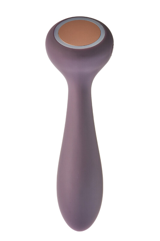 Вібромасажер з функцією нагріву Dream Toys фіолетовий, 17.4 х 4.7 см - Зображення 1