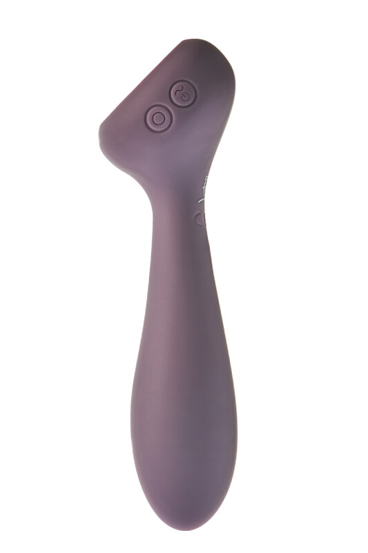 Вібромасажер з функцією нагріву Dream Toys фіолетовий, 17.4 х 4.7 см - Зображення 2