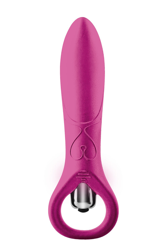 Вібратор для точки G Dream Toys Flirts з кільцем, рожевий, 15.5 х 2.9 см