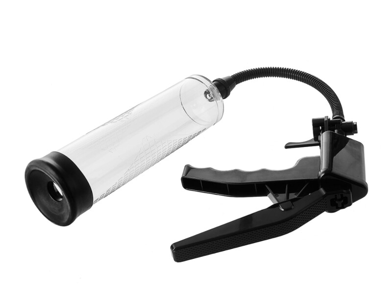 Вакуумна помпа механічна Dream Toys з ерекційним кільцем, прозора, 20 х 5.9 см - Зображення 2