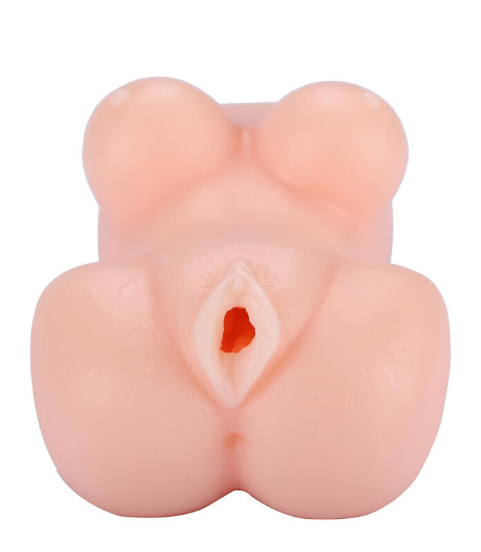 Мастурбатор-вагіна Dreamtoys The girl next door з відкритим кінцем, бежевий, 13 х 7 см - Зображення 2
