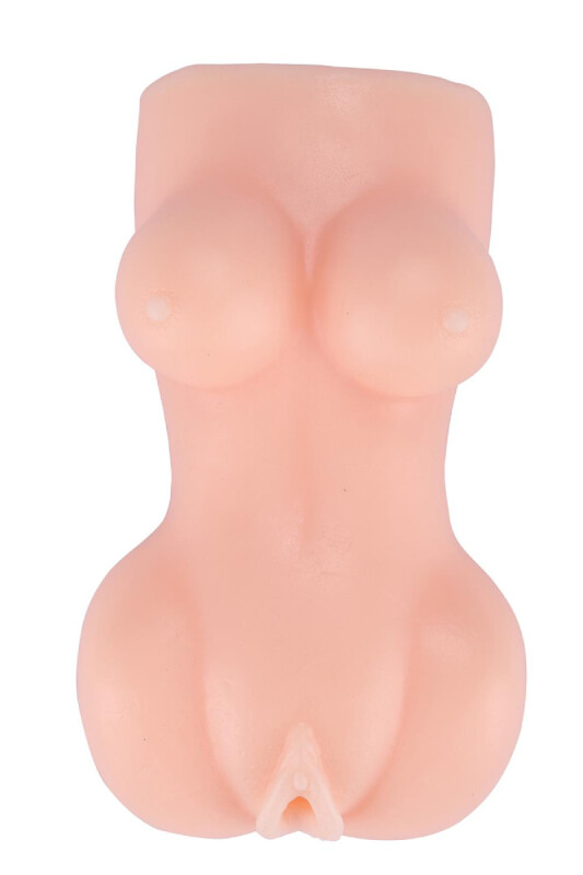 Мастурбатор-вагіна Dreamtoys The girl next door з відкритим кінцем, бежевий, 13 х 7 см - Зображення 3