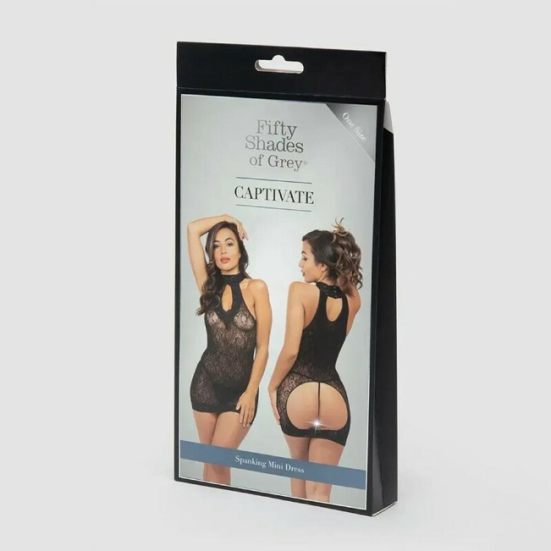 Сексуальна міні-сукня Fifty Shades of Grey мереживна, One Size (EU: 36-44) - Зображення 4