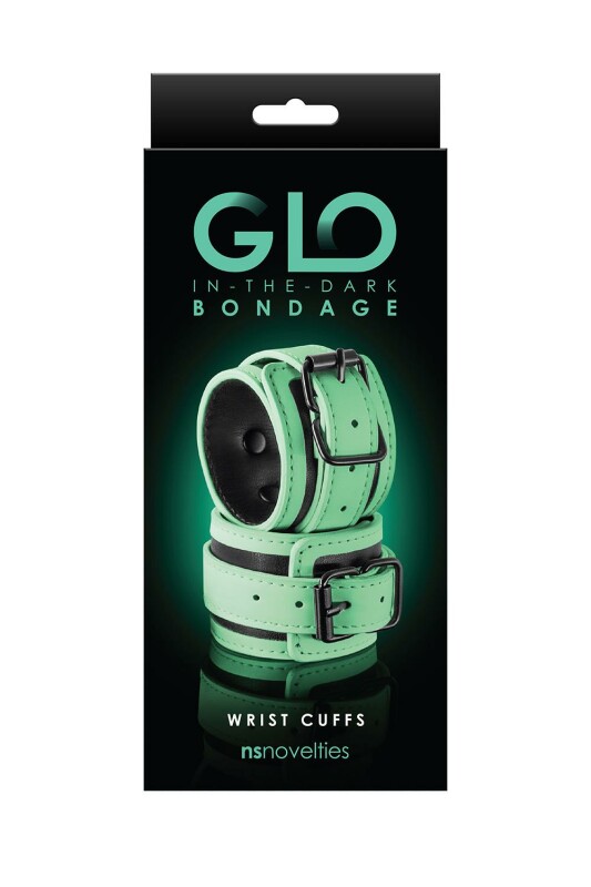 Наручники що світяться у темряві NS Novelties GLO BONDAGE WRIST CUFF
