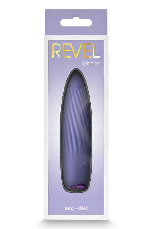 Віброкуля з рельєфом NS Novelties REVEL KISMET, силікон, бузковий - Зображення 3